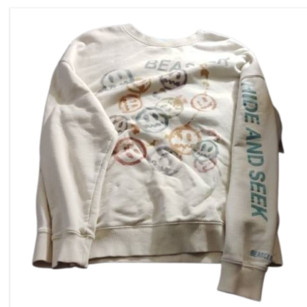 Beaster cream faded smiley faces